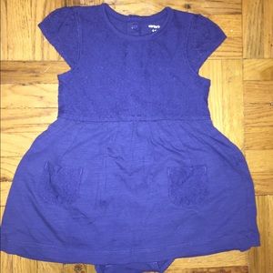 Carters dress with floral cardigan